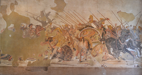 Alexanderschlacht (Ausschnitt), Pompeji