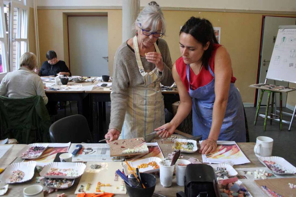 Workshop modernes Mosaik